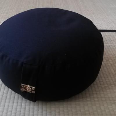 Coussin Zafu noir