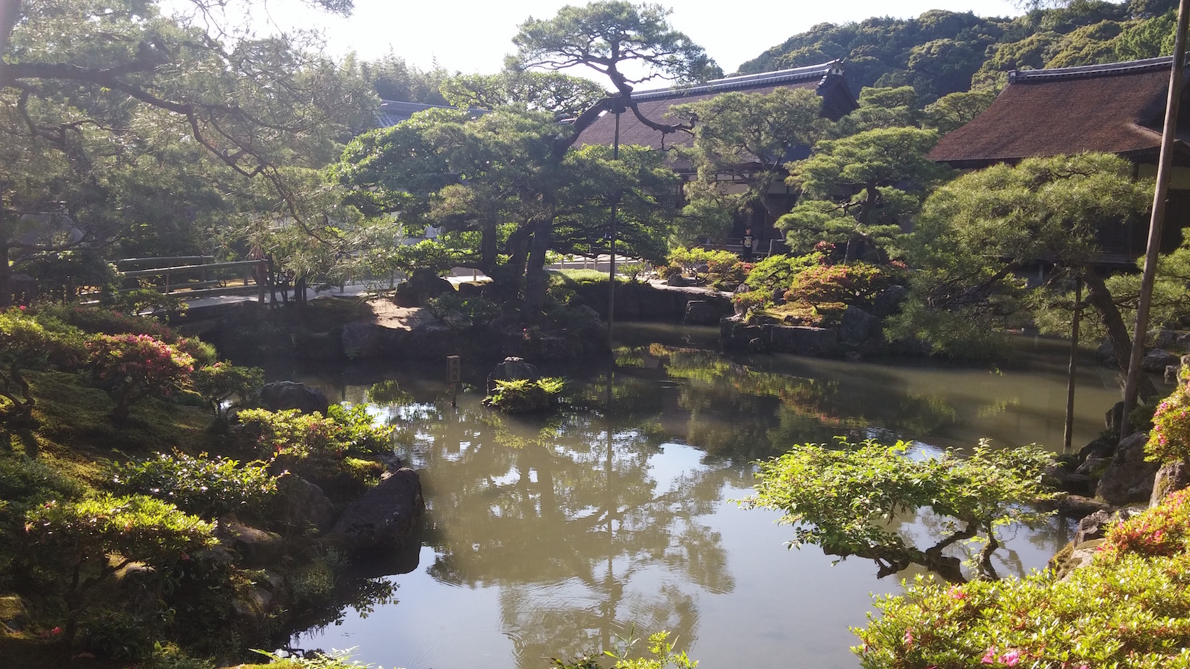 Les alentours du Pavillon d'Argent