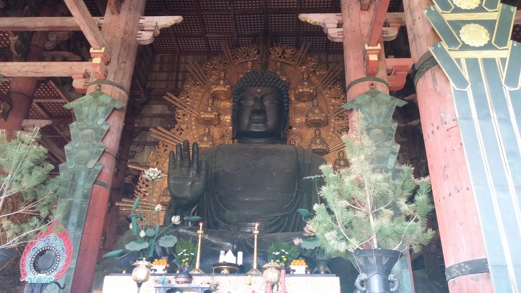 Bouddha Géant au Temple Bouddhisme Todai-Ji